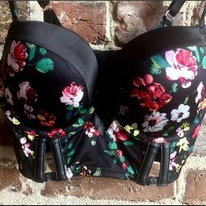 Victoria Secret Floral Bustier